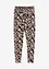 High waist broek van viscose-jersey met gesmokte band, bonprix