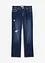 Straight jeans, mid waist, cropped, bonprix