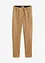 Imitatieleren broek met comfortabele band, bonprix