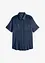 Overhemd van katoen in crinkle look met korte mouwen, bonprix