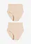Naadloze slip, licht corrigerend ( set van 2), bonprix