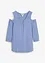 Cold shoulder shirt van soepele viscose, bonprix