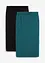 Jersey kokerrok (set van 2), bonprix