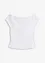 Off-shoulder shirt van puur biologisch katoen, bonprix