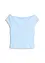 Off-shoulder shirt van puur biologisch katoen, bonprix