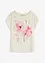 Shirt met geweven inzetstuk, bonprix