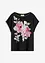 Shirt met geweven inzetstuk, bonprix