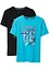 Jongens T-shirt van puur biologisch katoen (set van 2), bonprix