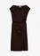 Asymmetrische jersey jurk met rimpels, bonprix