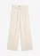 Paperbag broek van luchtige linnenmix, bonprix
