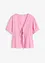Blouse met strikjes, bonprix