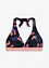 Halter bikinitop met gerecycled polyamide, bonprix