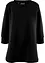 Lange sweater in A-lijn, 3/4 mouw, bonprix