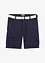 Cargo bermuda met linnen en riem, regular fit, bonprix