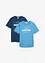 T-shirt (set van 2) van puur katoen, bonprix