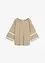 T-shirt met zijde, bonprix