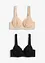 Bh met beugels (set van 2), bonprix