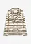 Gebreid vest met dubbele knopen, bonprix