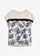 Shirt met een rand van kant en een paisley motief, bonprix