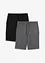 Sweat bermuda (set van 2), bonprix