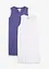 Long top van puur biologisch katoen, ( set van 2), bonprix