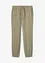 Regular fit instapbroek van mousseline, tapered, bonprix