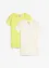 T-shirt van puur biologisch katoen ( set van 2), bonprix