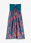 Strapless strandjurk van chiffon, bonprix
