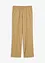High waist bandplooibroek met linnen, bonprix