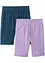 Korte meisjes legging (set van 2) met biologisch katoen, bonprix