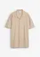 Overhemd met linnen en korte mouwen, loose fit, bonprix