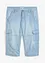 Regular fit 3/4 cargo jeans, straight, bonprix