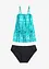 Lange tankini met gerecycled polyamide (2-dlg. set), bonprix