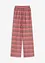 Zachte jersey broek in gehaakte look, bonprix