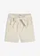 Twill short met ceintuur, bonprix