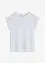 Gebreide top in gehaakte look met kant, bonprix