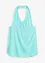 Blousetop met halternek van gestructureerde viscose, bonprix