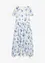 Chiffon jurk van gestructureerde crinkle, bonprix