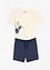 T-shirt en korte broek (2-dlg. set) van biologisch katoen, bonprix