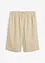 Bermuda met linnen en high waist comfortband, bonprix