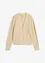 Ajour-vest met linnen, bonprix