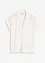 Poloshirt van viscose met kanten inzetstuk, bonprix
