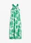 Chiffon jurk met bandjes en decoratieve accessoires, bonprix