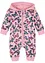 Baby sweat jumpsuit met capuchon van biologisch katoen, bonprix