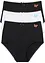 Tailleslip (set van 3) met biologisch katoen, bonprix