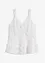 Top met spaghettibandjes en ruches, bonprix