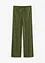 Jersey broek met plissé, bonprix