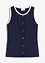 Jersey tanktop met contrasterende boorden, bonprix
