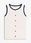 Jersey tanktop met contrasterende boorden, bonprix