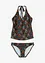 Halter tankini met V-hals (2-dlg. set), bonprix